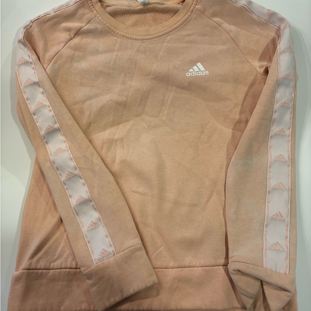 Adidas Light Peach Crewneck Sweatshirt